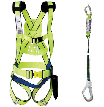 Dây an toàn toàn thân COV AL B 1 móc nhôm dây nhún (có đai bụng)