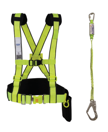 Dây an toàn bán thân COV AL 1 móc sắt dây nhún