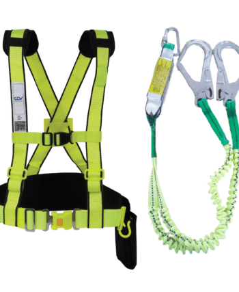 Dây an toàn bán thân COV AL 2 móc nhôm dây nhún