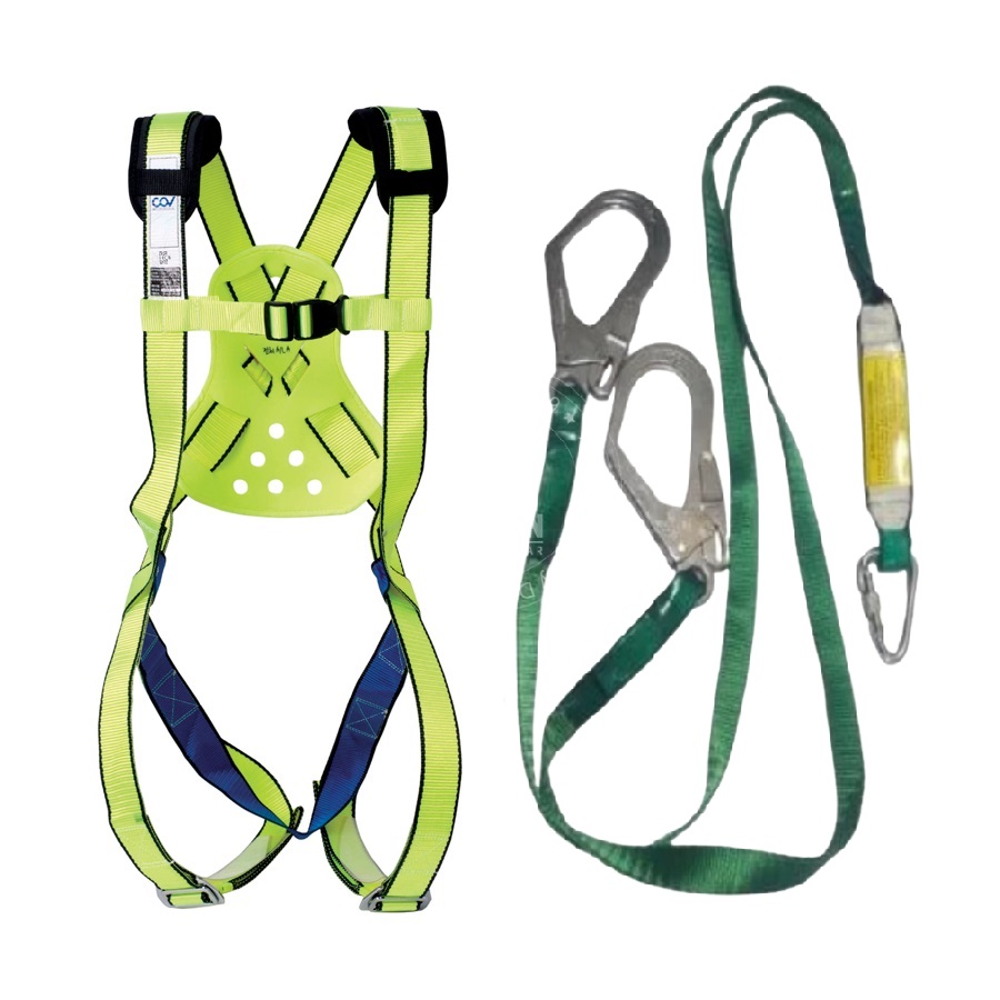 Dây an toàn toàn thân COV AL A 2 móc nhôm thường (không có đai bụng)